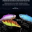 MỚIIDEA VIB Mồi chìm, Mồi câu cá Mini xoay rung, Hot 9179 Wobblers Crankbaits Treble Hook Mồi câu cá