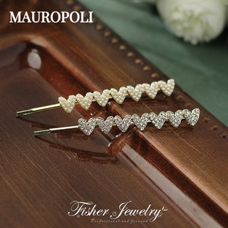 Mauropoli [Sẵn Sàng] Nhóm Cô Gái Hàn Quốc Kim Cương Trái Tim Rỗng Kẹp Tóc Sáng Bóng Ngôi Sao Năm Cánh Nổ Bên Kẹp Phẳng Mũ Đội Đầu