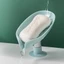 Giá rẻ và chất Khay đựng xà phòng thoát nước dọc chân đế hút chân không hình lá sen cho nhà tắm sang chảnh GIOVA