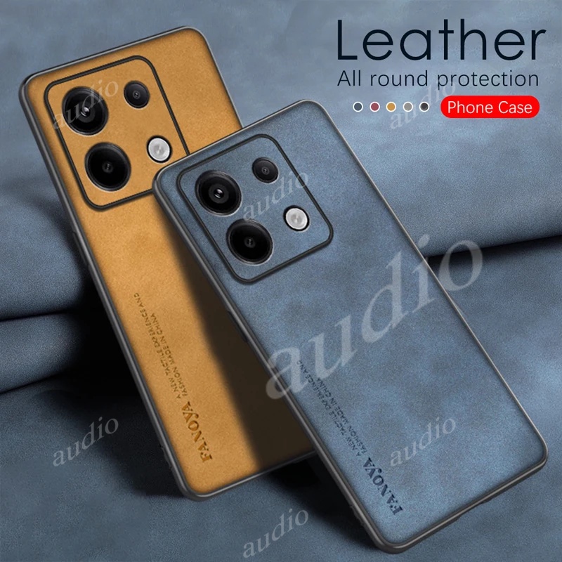 Dành Cho Poco m6 Pro M6Pro 4G 2024 Ốp Lưng Da Cừu Da Cao Cấp Cho Poco m6 Pro 6M Pro PocoM6 Pro PocoM6Pro 4G Da Từ Tính Xe Đứng Tấm Silicon Mờ Điện Thoại