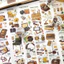 1 Cuộn Băng Keo PET Washi Họa Tiết Vintage Trang Trí Sổ Lưu Niệm