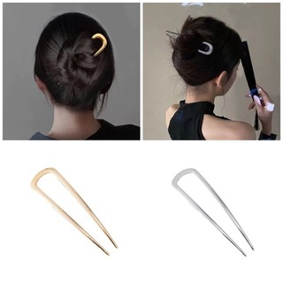 CLI Pháp Xoắn Tóc Chân Cho Tóc Dày Hợp Kim Thực Tế Hình Chữ U Chân Kim Loại Cho Nữ Cô Gái Kiểu Tóc Phụ Kiện