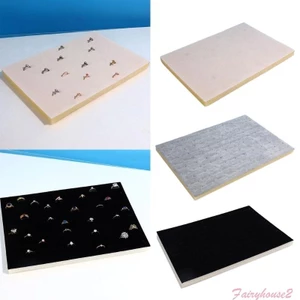 Ff Trang Sức Bọt Khay DIY Chèn Lót 100 Lỗ Nhung Trang Sức Nhẫn Trưng Bày Miếng Lót Bông Tai Lỗ Khay Giá Đỡ Organiz
