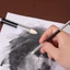 GREA 2 Cái / bộ Phác Thảo Chà Bàn Chải, Xử Lý Chi Tiết Bề Mặt Có Thể Tái Sử Dụng Kết Xuất Phác Thảo Bút Bàn Chải, Đầu Đôi Bền Đẹp Có Thể Giặt Nghệ Thuật Phác Thảo Bút Lau Nghệ Sĩ