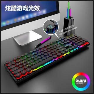 Bàn Phím Cơ viper k4 Có Dây Phát Sáng Dành Cho Máy Tính Để Bàn Lff0914