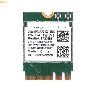 Dusur card wifi bluetooth Không Dây Chuyên Dụng Chorealtek rtl8723be 802 11n wi-fi 4 0 rtl8723be