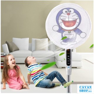 Lưới Bọc Quạt Bảo Vệ An Toàn Cho Trẻ Nhỏ, Sản Phẩm Tiện Lợi Cho Mọi Nhà ( Giao mẫu ngẫu nhiên ) GD751-BocQuat-nho