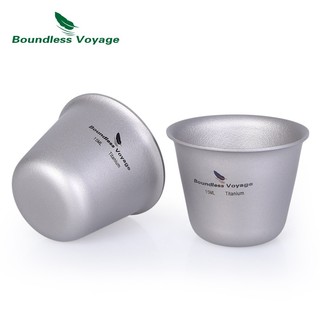 Ly Uống Rượu Mini Bằng Titan Dùng Khi Đi Cắm Trại Ngoài Trời