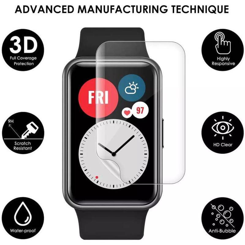Phim bảo vệ Hydrogel trong suốt mềm cho Honor Band 7 6 5 4 cho Honor Watch 4 ES GS 3i 3 Pro Watch Full Cover Bảo vệ màn hình cho Huawei Honor Magic Watch 2 46mm 42mm
