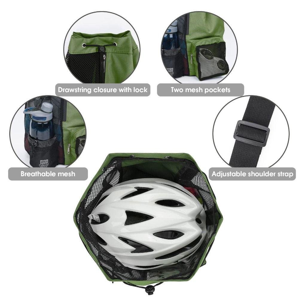 Túi bơi ICUCKO, Ba lô dây rút túi ướt Nylon, Dụng cụ tập bơi di động Lưới đi biển Ba lô bơi