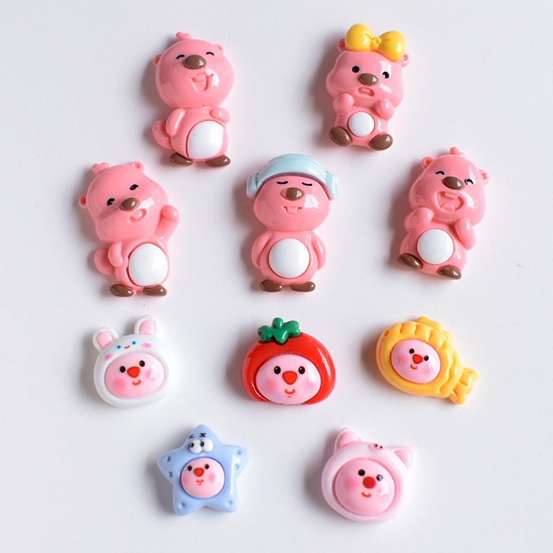 Hàn Quốc Hàn Quốc loopy Ruby Series Khóa Giày Lỗ Hoa Khóa Giày Crocs Khóa Giày Busch Khóa Giày Lỗ Khóa Giày DIY Sáng Tạo Vỏ Điện Thoại Phụ Kiện Mũ Đội Đầu Tai Chất Liệu crocs Lỗ Phụ Kiện Giày Có Thể Tháo Rời Khóa Giày ins Hoạt Hình Hoa giày động vật