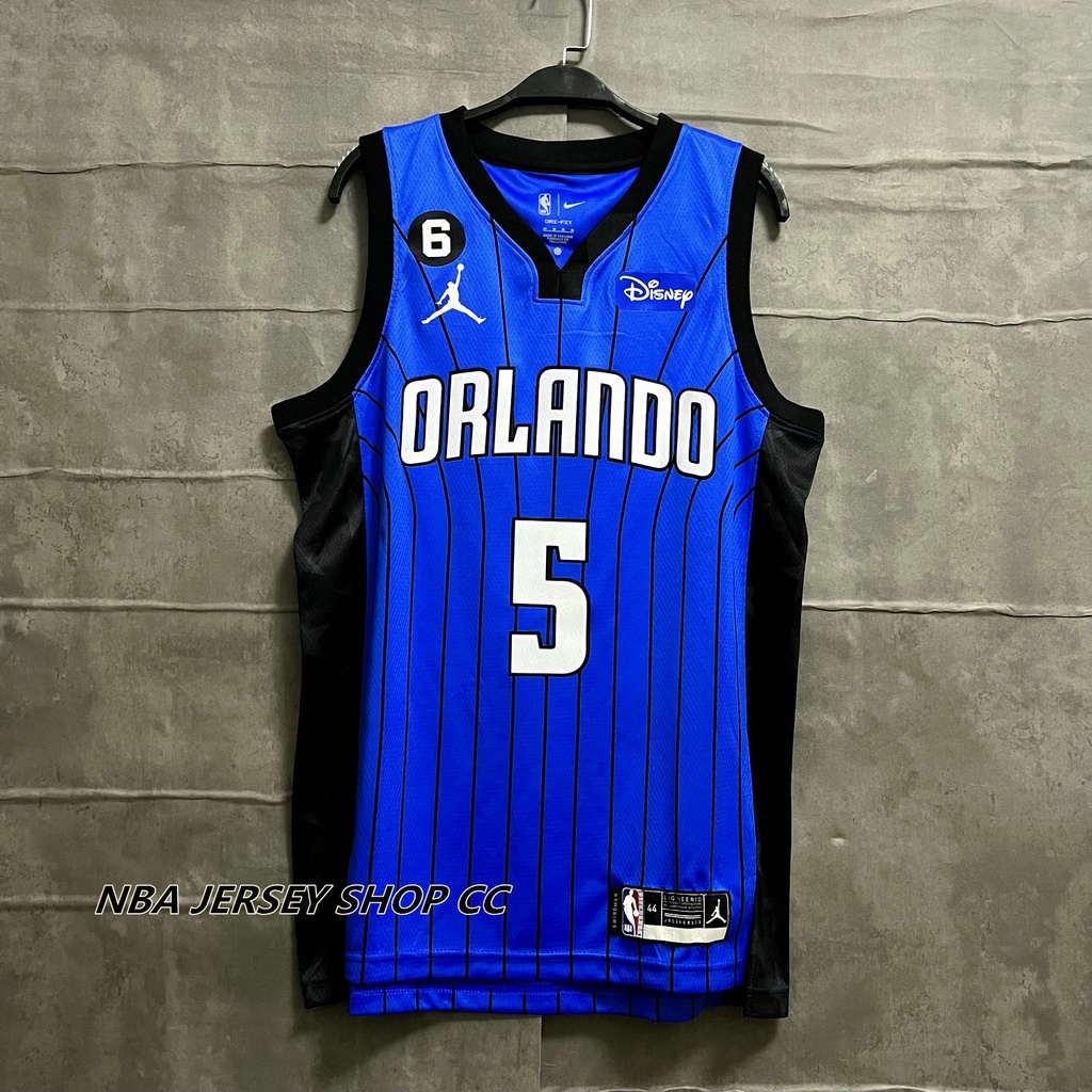 2022-23 Nam Bản gốc NBA Orlando Magic Statement Edition Blue #5 Áo đấu ...