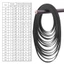GODD 5 Chiếc Dây Phẳng 5 Mm Dây Cao Su Gấp 47-150 Mm Cho Máy Ghi CDROM Video Máy DVD Ổ Đĩa