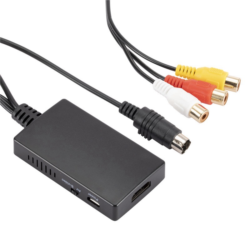 Svideo Bộ Chuyển Đổi Từ s-video Sang hdmi Và 3rca cvbs Hỗ Trợ 1080p 720p
