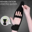 Găng tay ngón tay phục hồi chức năng TOPTOOLCX, Găng tay phụ trợ chống co giãn ngón tay tập luyện, Thiết bị tập thể dục tay cầm nắm đột quỵ Viêm gan ngón tay cố định