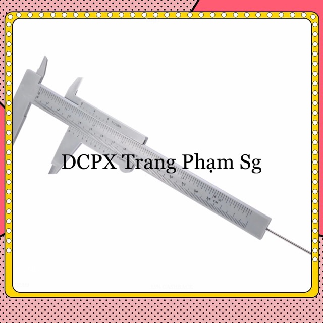 THƯỚC ĐO NHỰA TRẮNG VÀ XÁM | Dụng Cụ Phun  Xăm