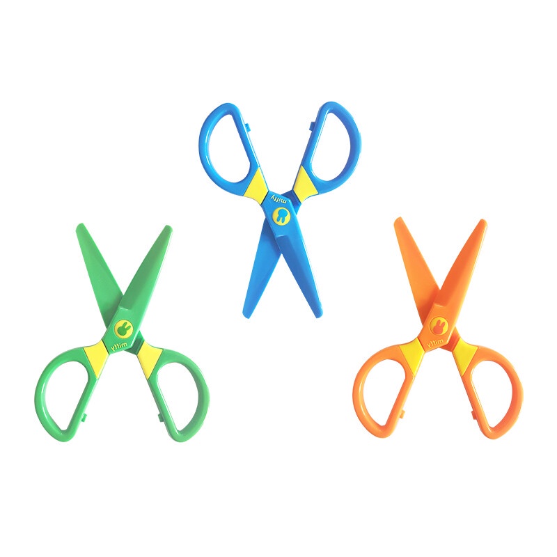 1 Kéo Cắt Giấy handmade Bằng Nhựa M&G series miffy Cho Học Sinh diy 1 Cái
