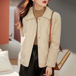 Áo Khoác cotton Mỏng Nhẹ Dáng Rộng Phong Cách Hàn Quốc Thời Trang Mùa Đông 2023 Mới Cho Nữ