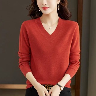 Áo sweater Dệt Kim Cổ Chữ v Dáng Rộng Phong Cách Hàn Quốc Thời Trang Thu Đông 2023 Mới