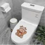 Miếng dán khử mùi trang trí nhà vệ sinh, phòng tắm tự dính hình thú đáng yêu 18x22cm
