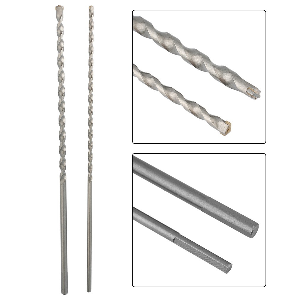 Mũi Khoan Bê Tông Dài 300mm Trục Tam Giác 6 8 10 12 16mm Chuyên Dụng