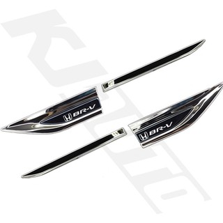 FENDER Honda Miếng Dán logo 3d Bằng Thép Không Gỉ Trang Trí Cửa Xe Hơi brv br-v dg1 dg2 2016-2020 dg3 2021-2023
