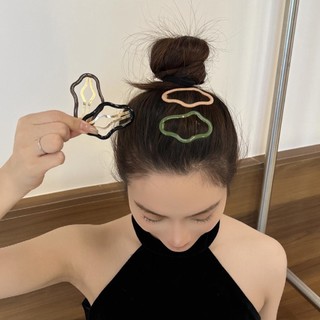 Mới Kẹp Tóc Kim Loại Hình Đám Mây Nhiều Màu Sắc Thời Trang Cho Nữ