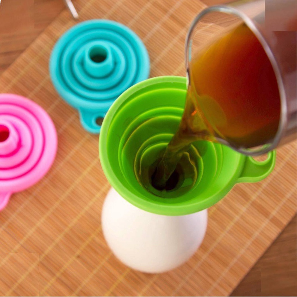 Phễu Silicon Gấp Gọn Tiện Dụng Nhỏ Nhắn Đa Năng