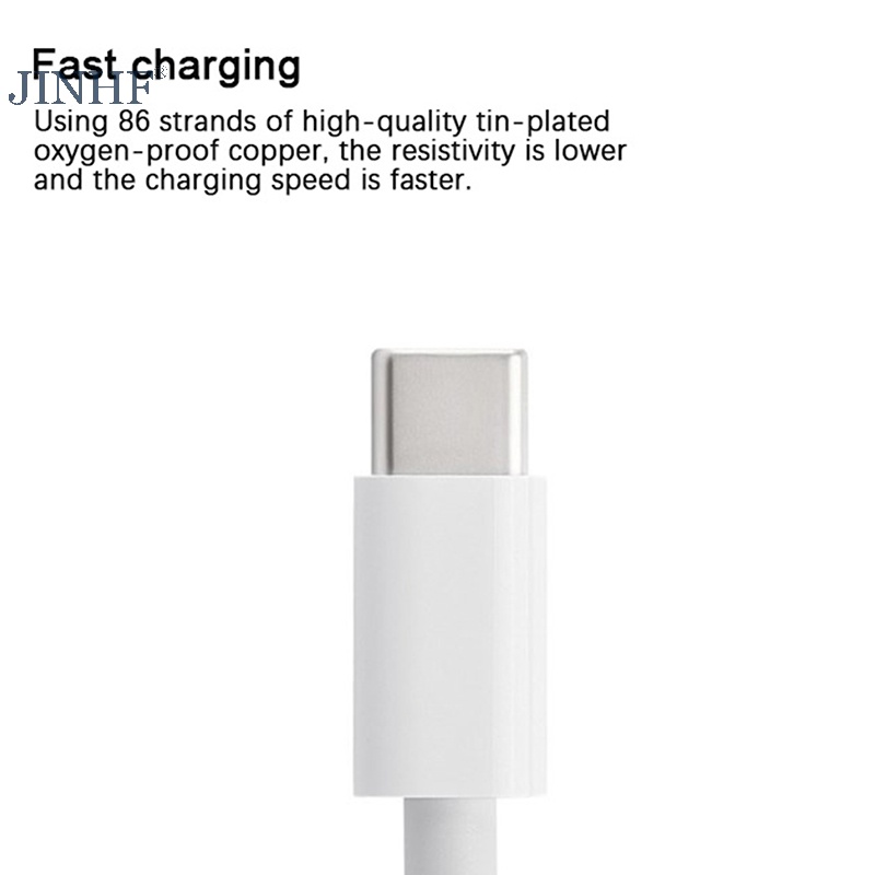 Jinhf Cáp Sạc Nhanh type c Sang usb c 65w pd Chất Lượng Cao