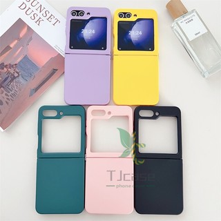 Bản lề cao su mỏng Vỏ TPU mềm Samsung Galaxy Z Flip 5 z flip 6 Khóa liên kết kim loại Màu trơn Vỏ chống sốc thân thiện với da