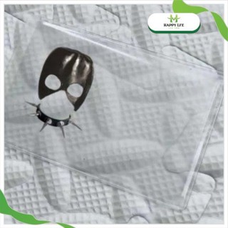 Set 10 Bao Đựng Thẻ Nhựa Trong Suốt Hình Che Mặt Ngẫu Nhiên – Bọc Thẻ CCCD, ATM, Card Visit Độc Đáo