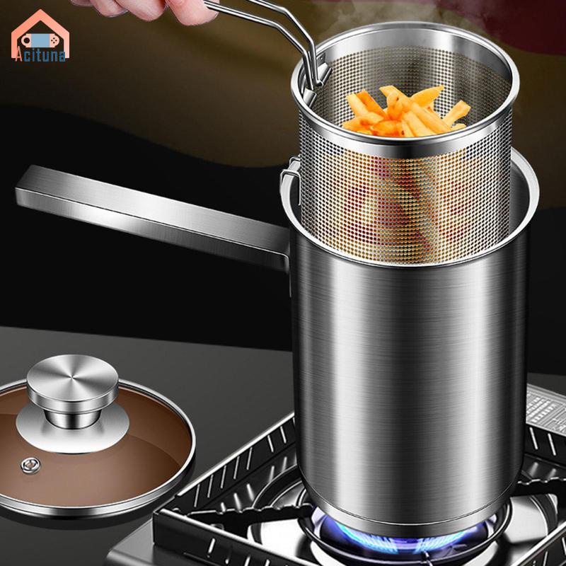 Acituna Nồi Chiên Dầu Có Tay Cầm Tiện Dụng Cho Nhà Bếp