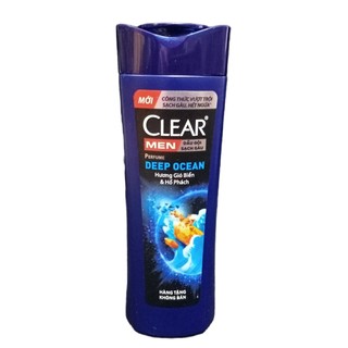 Set 3 Chai Dầu Gội Clear Men 70g mát lạnh đánh bay gàu, sạch da đầu cho mái tóc chắc khỏe
