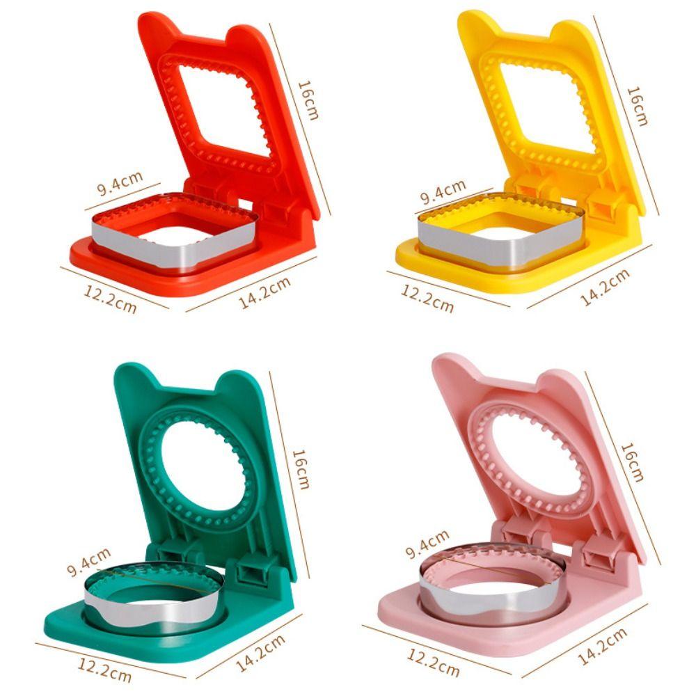 Khuôn cắt bánh mì nướng YMIFI nhiều hình dạng, thép không gỉ, dụng cụ làm sandwich DIY