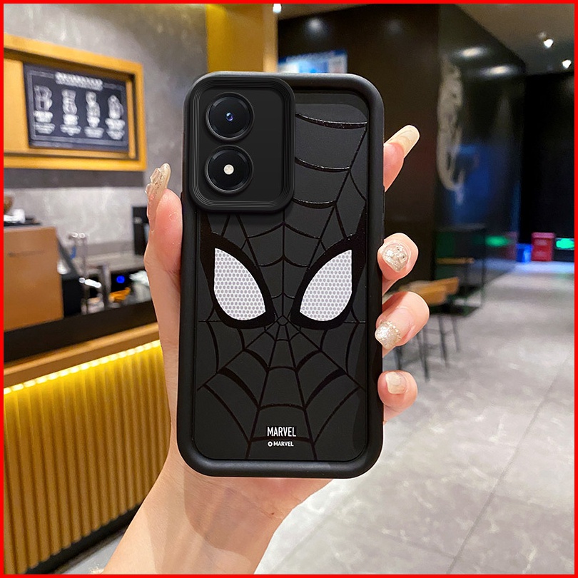 ốp lưng Vivo Y02s Ốp Điện Thoại tpu Màu Đen Cá Tính Cho Vivo Y02s TY