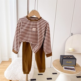 1-12 Tuổi Trẻ Em Bé Trai Bé Gái Bộ Đồ Ngủ Bộ Đồ Ngủ Cho Bé Tập Đi 100% Cotton Màu Sọc Bộ Đồ Ngủ Váy Ngủ