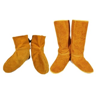 [Chất lượng cao] Giày hàn da bò THEHOMECO, Vỏ giày chống bỏng cách nhiệt chống cháy, Bảo vệ chân hàn an toàn bền bỉ
