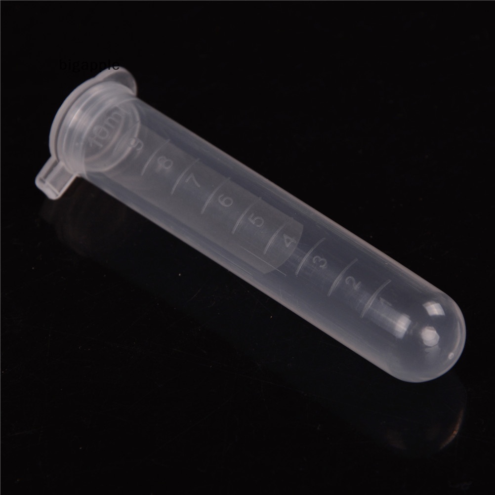 Bộ 20 ống nghiệm nhựa 10ml Bigapple có rdg