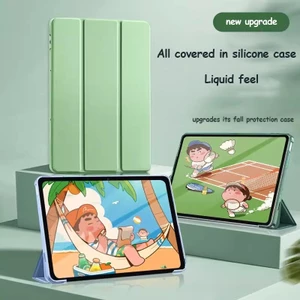 Bao Da Máy Tính Bảng Thông Minh Gập Ba Cho xiaoxin pad pro 12.7 pad pro 11.5 11.2 pad plus 11 10.6 / lenovo tab p12 p11 pro plus m10 plus Giá Đỡ