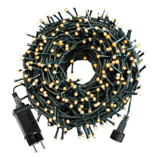 FANIELLAPOWELL 1 Cái Đèn Trang Trí Giáng Sinh, Vòng Hoa Cổ Tích 13M 100LED Đèn Dây LED, 24V Trắng Ấm Nhiều Màu IP65 Đèn Trang Trí Tiệc Chống Thấm Nước
