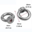 NOTE1 1 / 10 chiếc Đai ốc ren, Đai ốc nâng hình vòng bằng thép không gỉ 304, Phụ kiện nâng vít bu lông mắt M8 bền bỉ (5 / 16 ")