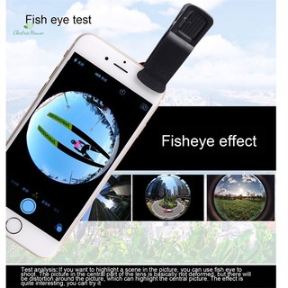 [Ngôi Nhà Điện] Bộ lens Mắt Cá Phóng To Góc Rộng Có Kẹp Gắn Điện Thoại Di Động