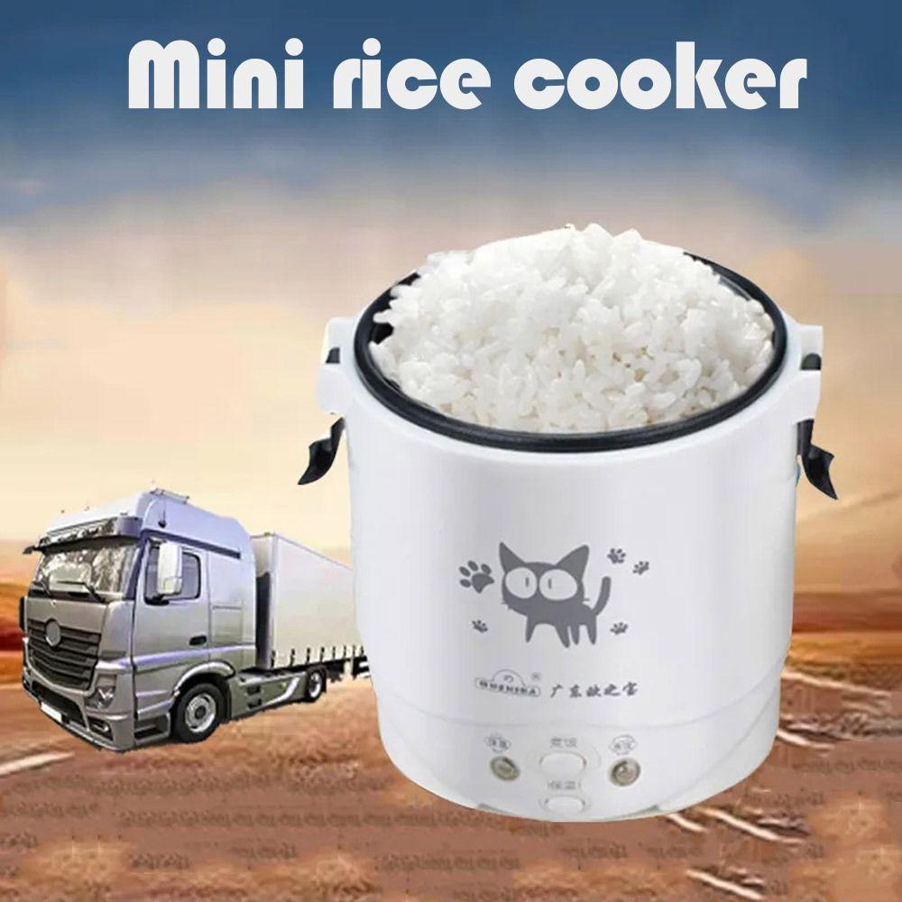 YMIFI MultiCooker, Dành Cho Xe Tải Nhà Nồi Cơm Điện 12V 24V 220V, Nồi Canh Mini Cháo Máy Nấu Ăn Chảo Nồi Cơm Điện Hộ Gia Đình