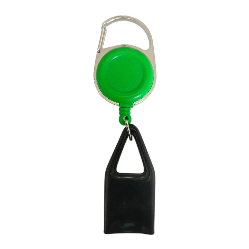 Retractable Lighter Holder Keychain Portable Silicone Lighter Leash Single Clip