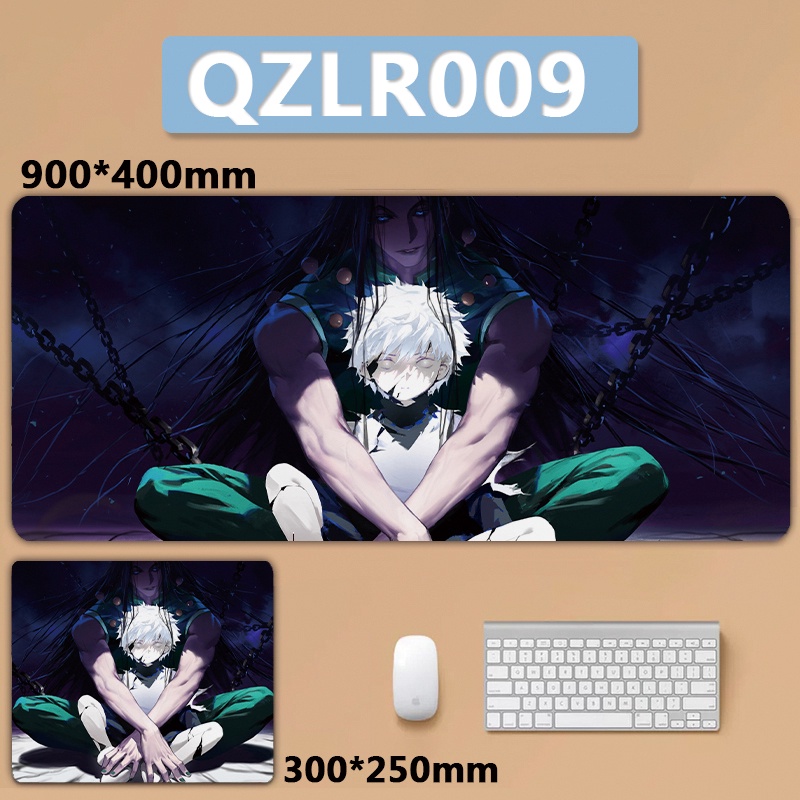 Hunter x Hunter Gon Killua Kurapik Hisoka Leorio Chrollo Phantom Troupe XXL Lớn Mousepad Bàn Phím Miếng Lót Chuột Miếng Lót