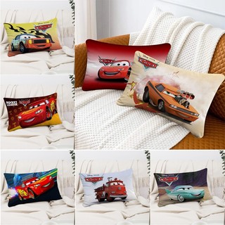 Vỏ gối hình chữ nhật cho ô tô Disney Pixar Vỏ gối bằng vải Polyester in một mặt Trang trí ghế Sofa tại nhà (Không có lõi)