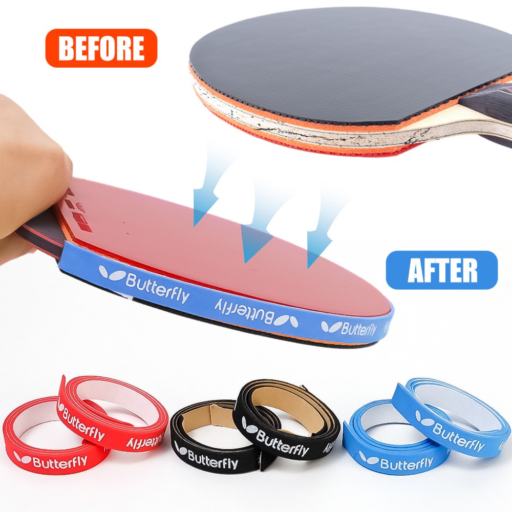 Băng Keo Dán Viền Vợt Bóng Bàn Chống Trượt Độ Co Giãn Cao 45 * 1cm
