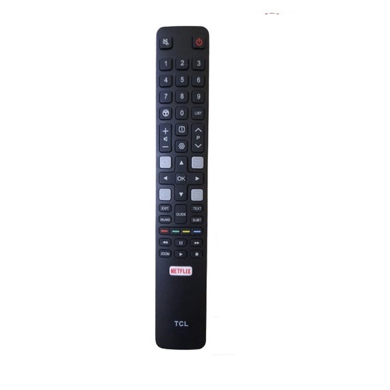 Điều khiển remote từ xa dùng cho tivi TCL ERC802N dài dẹt loại đa năng dùng cho các dòng có internet của TCL - tặng pin