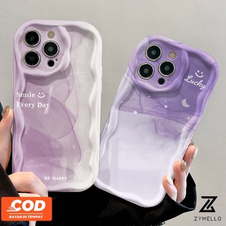 Oppo Reno 13F 5G Reno 13 Pro 5G Reno12 F Reno 12 Reno11 F Reno 11 Reno11 Pro Reno 10 Reno 8T Reno 8Z Reno 7Z Reno 8 Reno 8 Reno 5 Reno7 Reno6 Gradient Halo nhuộm mặt cười TPU chống sốc
