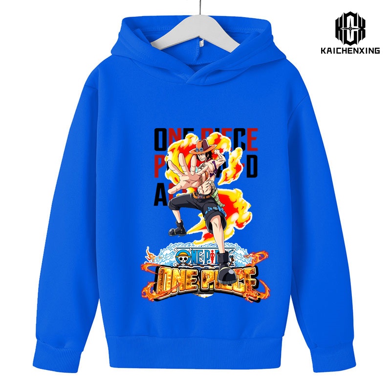 Áo hoodie In Hình one piece Thời Trang 2023 Dành Cho Bé Trai Bé Gái